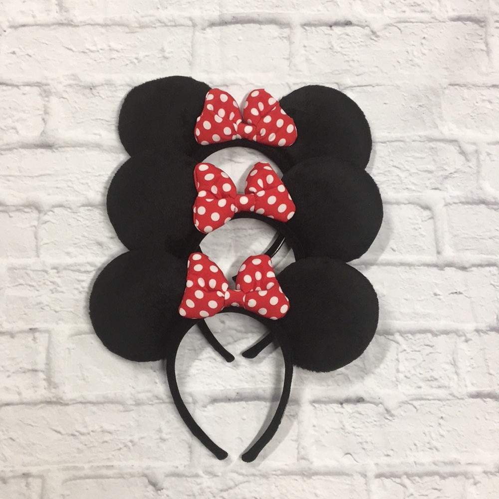 Disney Minnie Mouse headband 3pc